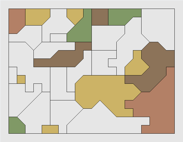 Four Colour Map — actual puzzle board on SonoTap